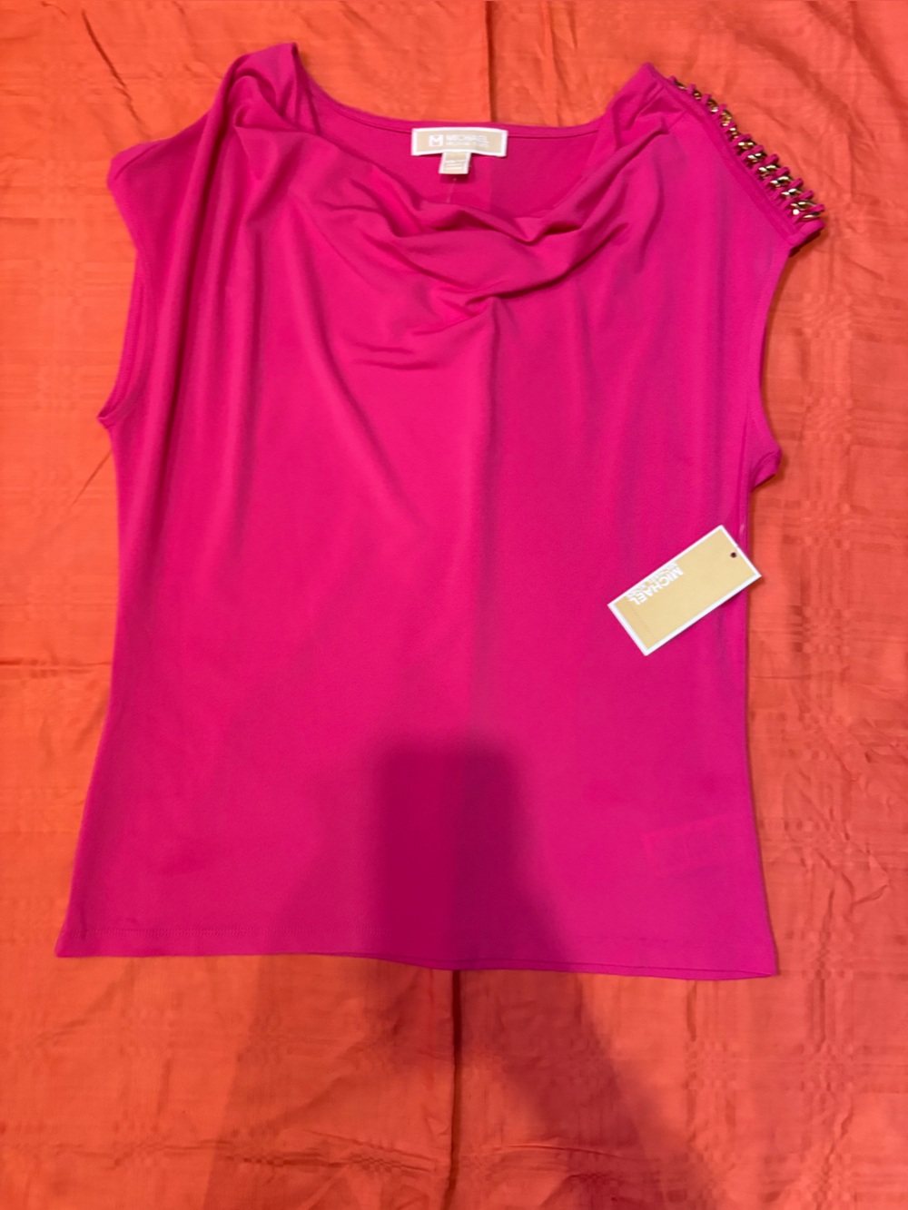 Michael Kors - Sleeveless Cowl Neck Top